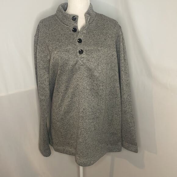 NWT Telluride clothing company men’s grey sweater with buttons - Picture 5 of 7